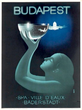 Budapest Spa Poster